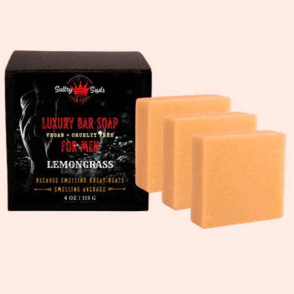 Lemongrass Vegan Soap - Picture 1 of 3